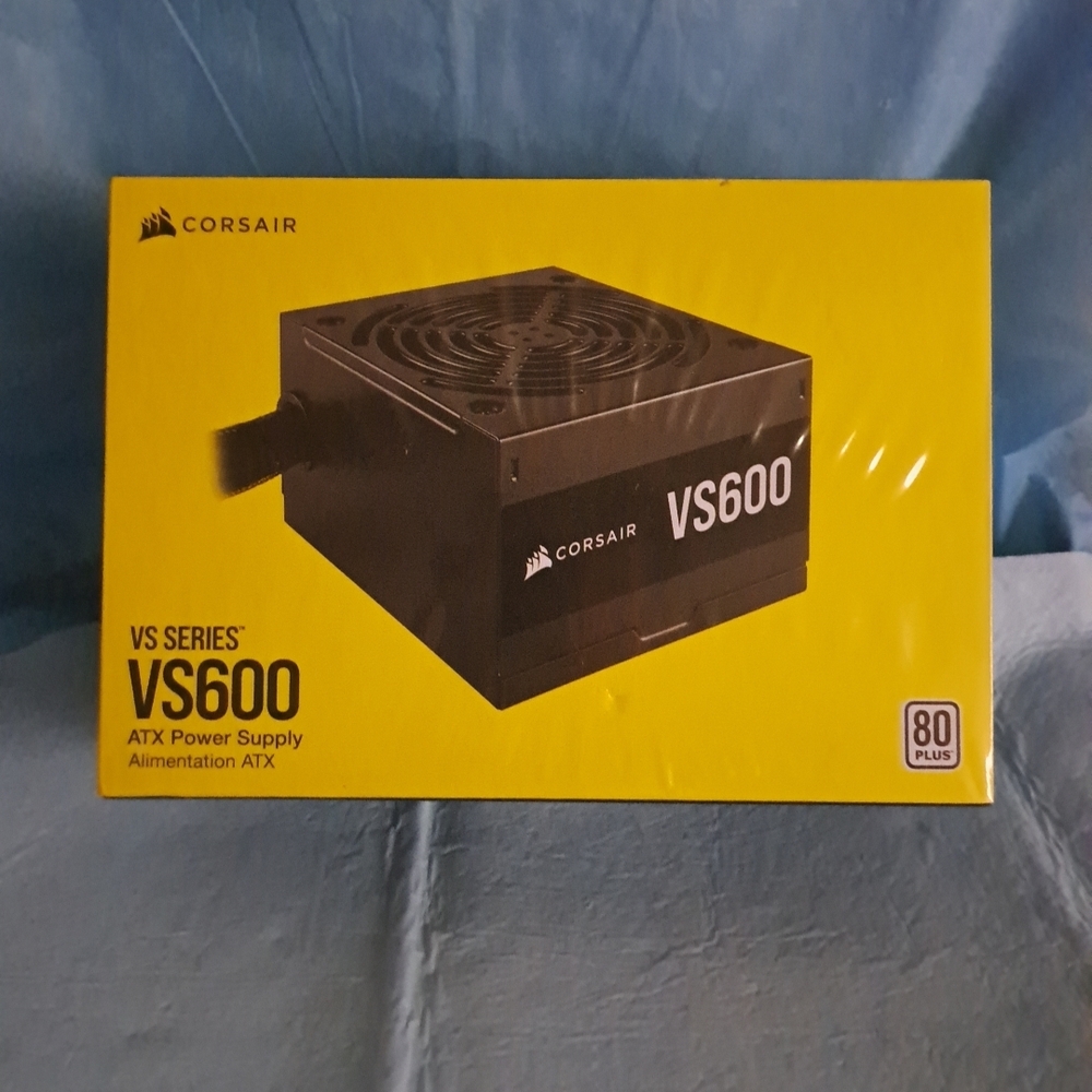 Corsair Black ATX12V Power Supply New In Plastic Packaging